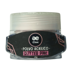Polvo acrílico - Glitter Pink - Imagen 1